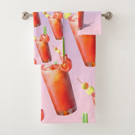 クリエイティブ血メアリーカクテル バスタオルセット (インサイチュ)