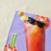 クリエイティブ血メアリーカクテル ビーチタオル (インサイチュ)