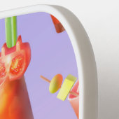 クリエイティブ血メアリーカクテル ピックルボールラケット (左詳細)