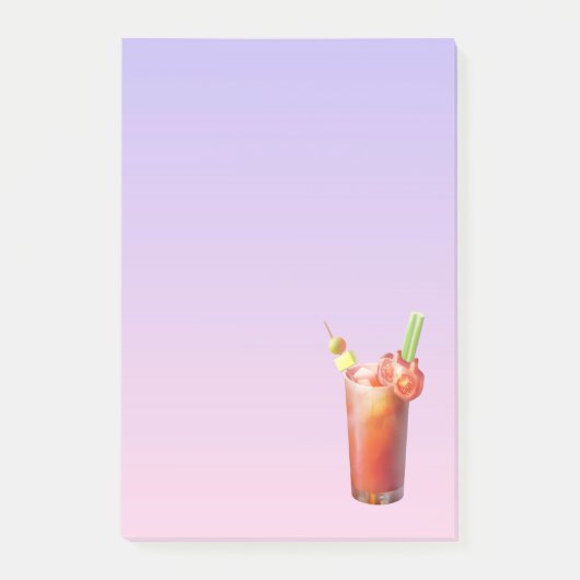 クリエイティブ血メアリーカクテル ポストイット (正面)