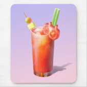 クリエイティブ血メアリーカクテル マウスパッド (正面)