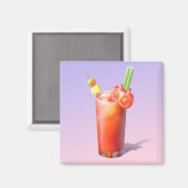 クリエイティブ血メアリーカクテル マグネット (正面/裏面)