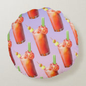 クリエイティブ血メアリーカクテル ラウンドクッション (裏面)