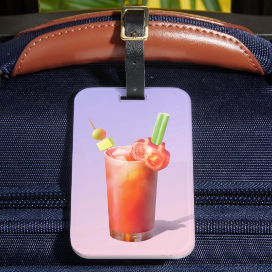 クリエイティブ血メアリーカクテル ラゲッジタグ (正面インサイチュ2)