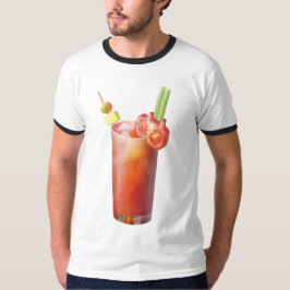 クリエイティブ血メアリーカクテル Tシャツ