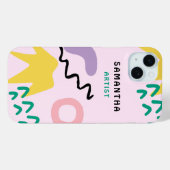 クリエイティブ表現アーティストフォンケース" Case-Mate iPhoneケース (裏面 (横))