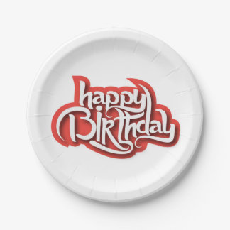 クリエイティブ誕生日紙プレート ペーパープレート