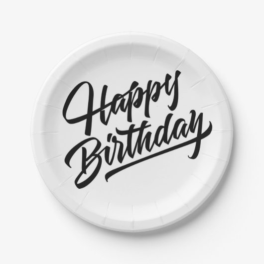 クリエイティブ誕生日紙プレート ペーパープレート (正面)