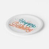 クリエイティブ誕生日紙プレート ペーパープレート (アングル)