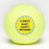 クリエイティブ誕生日贈与 テニスボール (正面)