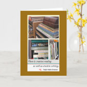 クリエイティブ読み取り引用文カード カード (黄色い花)