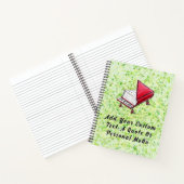 クリエイティブ調和（ばちゃばちゃ）跳ねるピアノリインスパイアメクリーム ノートブック (内部)