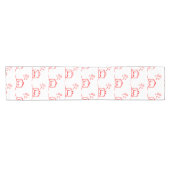 クリエイティブ赤いハートデザイン ショートテーブルランナー (横)