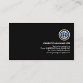 クリエイティブ輸送標識の新設 名刺 (裏面)