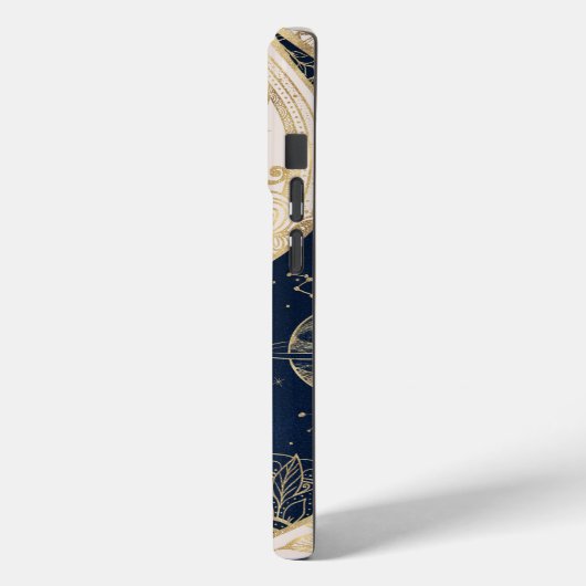 クリエイティブ金ゴールド陰陽ナイトデイマンダラ Case-Mate iPhoneケース (裏面 / 左)