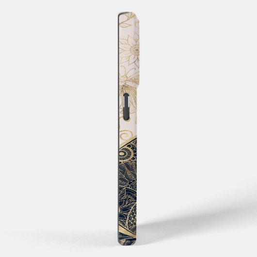 クリエイティブ金ゴールド陰陽ナイトデイマンダラ Case-Mate iPhoneケース (裏面 / 右)