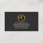 クリエイティブ長方形ボックスの手書きツール 名刺 (裏面)