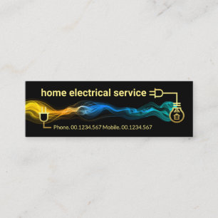 クリエイティブ電気回路稲妻電力 スキニー名刺