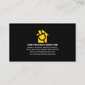 クリエイティブ電気稲妻電源回路 名刺 (裏面)