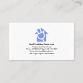 クリエイティブ電気配線青球電気技師 名刺 (裏面)