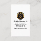 クリエイティブ電球回路 名刺 (裏面)