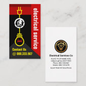 クリエイティブ電球回路 名刺 (正面/裏面)