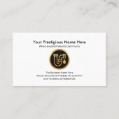 クリエイティブ青色漏洩配管管 名刺 (裏面)