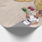 クリエイティブ魔法のフレンドとの休憩時間 ラッピングペーパー (角)