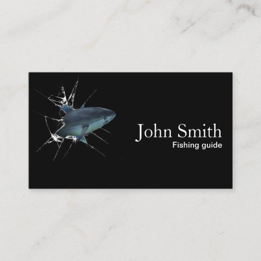 クリエイティブ魚釣りガイドプロフェッショナル 名刺 (正面)