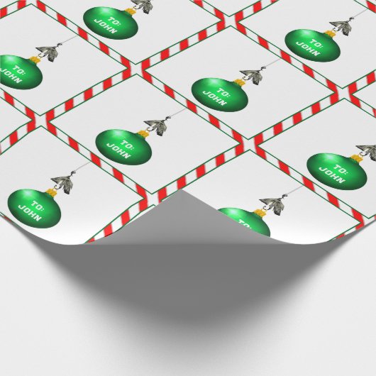 クリエイティブ魚釣りクリスマスホリデーギフト ラッピングペーパー (角)