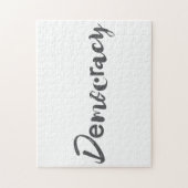 クリエイティブ,カッコいい,モダンデザイン民主主義 ジグソーパズル (縦)