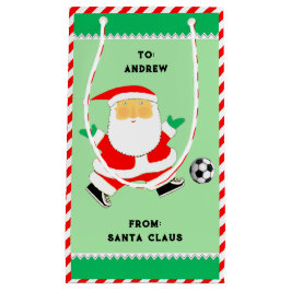 クリエイティブ サッカー クリスマス 小さいギフトバッグ スモールペーパーバッグ