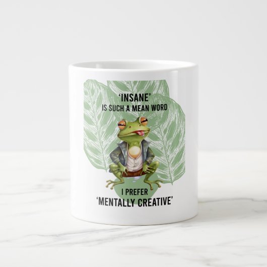 クリエイティブ ジャンボコーヒーマグカップ (正面)