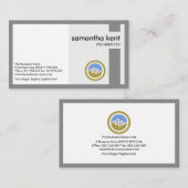 クリエイティブ·スタイリッシュボックス·フレーム創設者CEO 名刺 (正面/裏面)