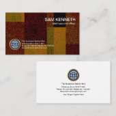 クリエイティブ・パッチワーク・アートワークCEO 名刺 (正面/裏面)