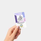 クリエイティブ·ブスタイリッシュルーウェーブ社員写真 バッジ (手持ち)