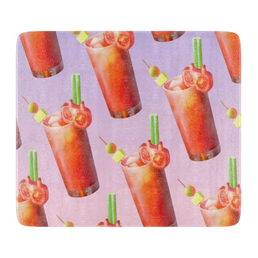 クリエイティブ ブラッディ メアリー カクテル カッティングボード (正面)