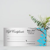 クリエイティブ ブランチ ギフト 証明書 招待状 (スタンド正面)