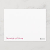 クリエイティブ ポストカード (裏面)