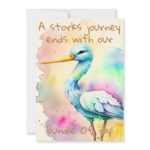 クリエイティブ、ユニークベビーシャワー招待状