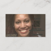 クリエイティブ、ユニーク名刺デザイン 名刺 (裏面)