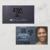 クリエイティブ、ユニーク名刺デザイン 名刺 (正面/裏面)