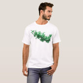 クリエイティブ 抽象的な花 26 デザイン Tシャツ (正面フル)