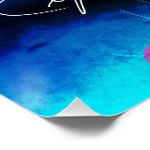 クリエイティブ/Inner GeniusでAqua Magenta Beige ポスター (コーナー)