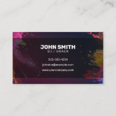 クリエイティブDJ Signer Songwriter Music DJsカラオケ 名刺 (裏面)