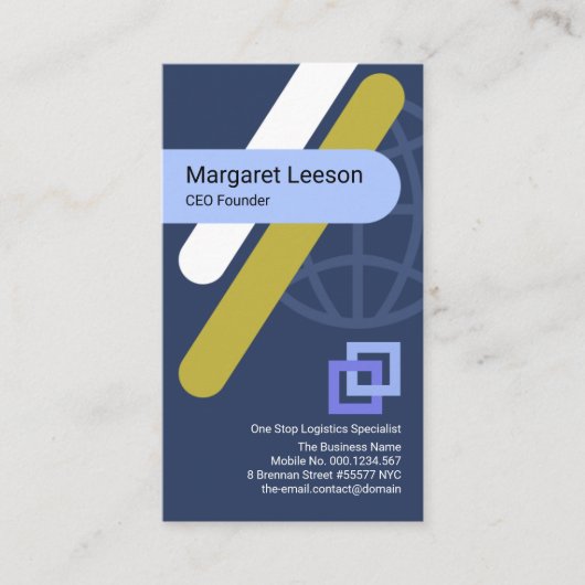 クリエイティブGlobal Crisscross Links CEO創立者 名刺 (正面)