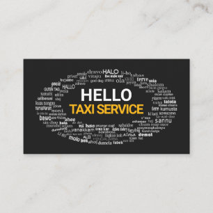 クリエイティブHello Language Greetingsプライベートドライバ 名刺