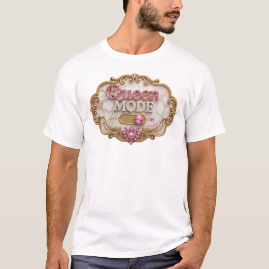クリエイティブQUEEN MODE アート作品 Tシャツ (正面)