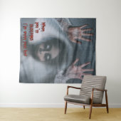 クリエイピーゾンビハローウィンパーティ背景 タペストリー (インサイチュ(横))