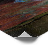 クリエエレガントー：ネックレス付き女性 ポスター (角)